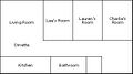 The flat's floorplan