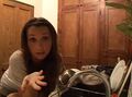 Washing up in kitchen